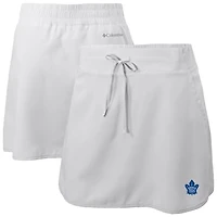 Women's Columbia  White Toronto Maple Leafs Lakewood Pines Omni-Wick Skort