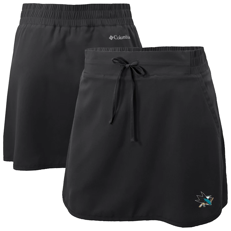 Women's Columbia  Black San Jose Sharks Lakewood Pines Omni-Wick Skort