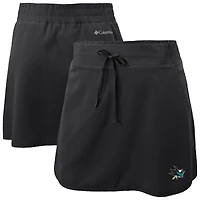 Women's Columbia  Black San Jose Sharks Lakewood Pines Omni-Wick Skort