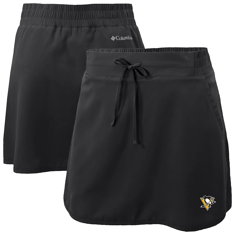 Women's Columbia  Black Pittsburgh Penguins Lakewood Pines Omni-Wick Skort