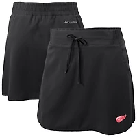Women's Columbia  Black Detroit Red Wings Lakewood Pines Omni-Wick Skort