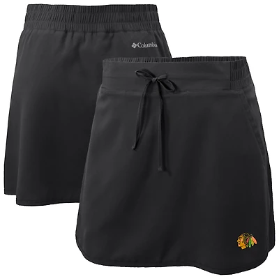 Women's Columbia  Black Chicago Blackhawks Lakewood Pines Omni-Wick Skort
