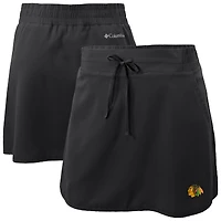 Women's Columbia  Black Chicago Blackhawks Lakewood Pines Omni-Wick Skort
