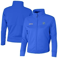 Women's Columbia  Blue Tampa Bay Lightning Omni-Wick Cropped River Fleece Full-Zip Jacket