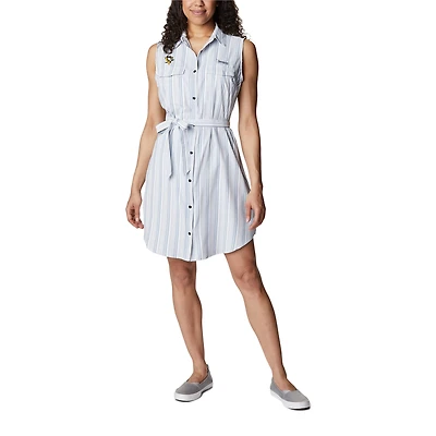 Women's Columbia  Light Blue Pittsburgh Penguins Sun Drifter Woven Dress