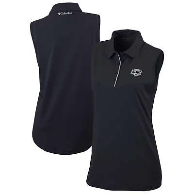 Women's Columbia  Black Los Angeles Kings Tend the Ball Omni-Wick Tank Top