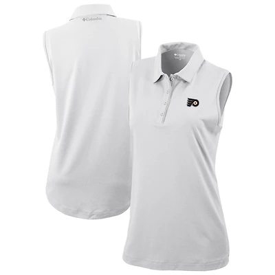 Women's Columbia  White Philadelphia Flyers Tend the Ball Omni-Wick Tank Top
