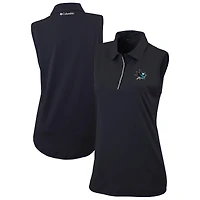 Women's Columbia  Black San Jose Sharks Tend the Ball Omni-Wick Tank Top