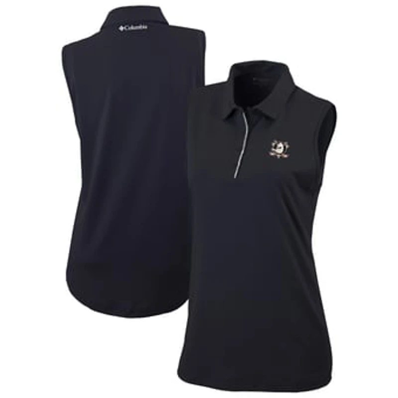 Women's Columbia  Black Anaheim Ducks Tend the Ball Omni-Wick Tank Top
