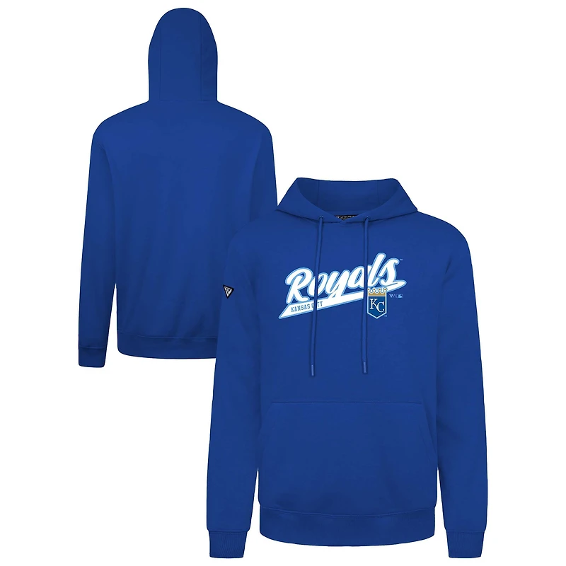 Men's Levelwear  Royal Kansas City Royals Podium Fleece Pullover Hoodie
