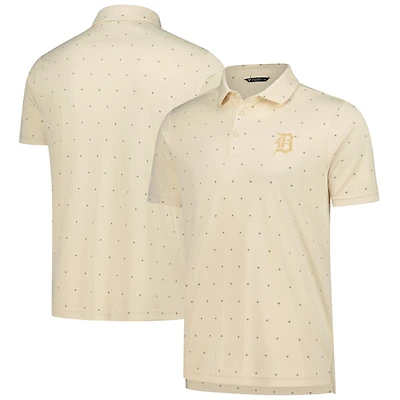 Men's Levelwear  Cream Detroit Tigers Vision Polo
