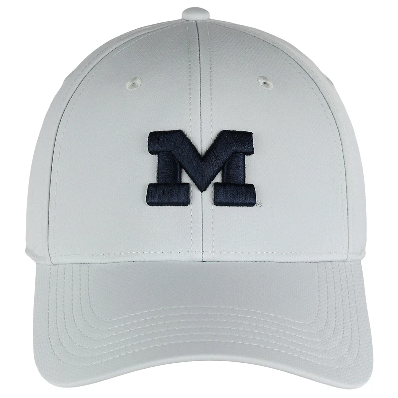 Men's Ahead  Stone Michigan Wolverines Stratus AeroSphere Adjustable Hat