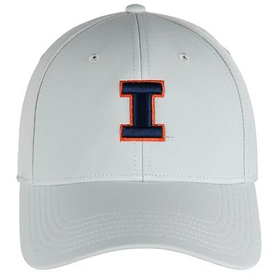 Men's Ahead  Stone Illinois Fighting Illini Stratus AeroSphere Adjustable Hat