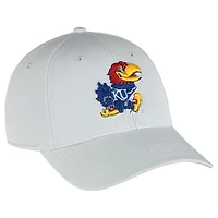 Men's Ahead  Stone Kansas Jayhawks Stratus AeroSphere Adjustable Hat