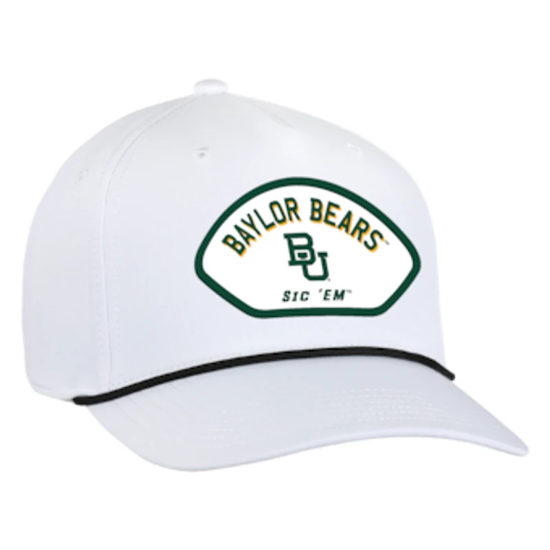 Men's Ahead  White Baylor Bears Alto Rope Adjustable Hat