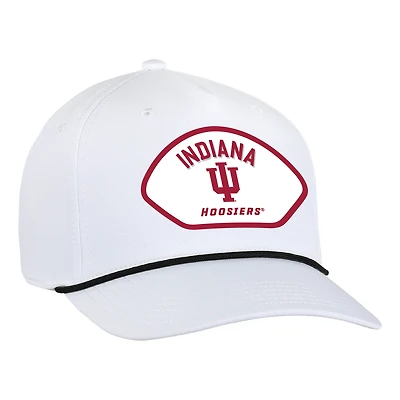 Men's Ahead  White Indiana Hoosiers Alto Rope Adjustable Hat
