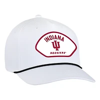 Men's Ahead  White Indiana Hoosiers Alto Rope Adjustable Hat