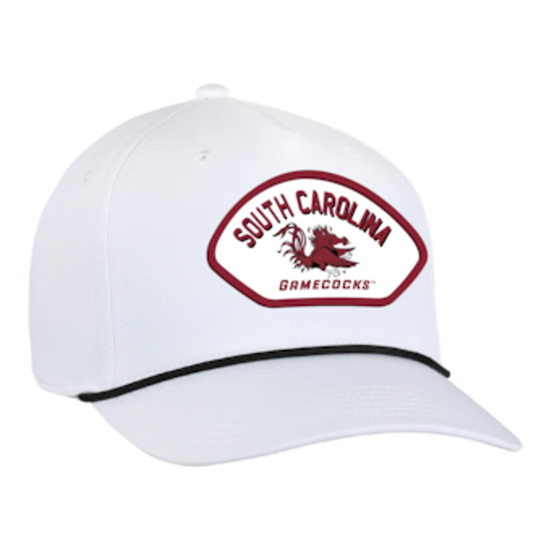 Men's Ahead  White South Carolina Gamecocks Alto Rope Adjustable Hat