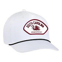 Men's Ahead  White South Carolina Gamecocks Alto Rope Adjustable Hat
