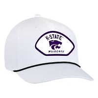 Men's Ahead  White Kansas State Wildcats Alto Rope Adjustable Hat