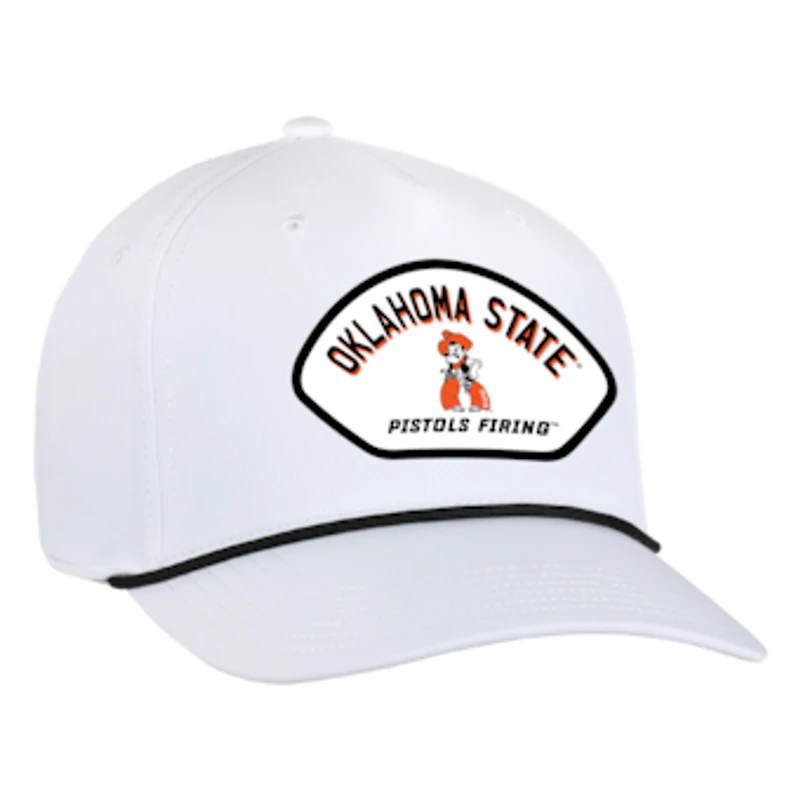 Men's Ahead  White Oklahoma State Cowboys Alto Rope Adjustable Hat