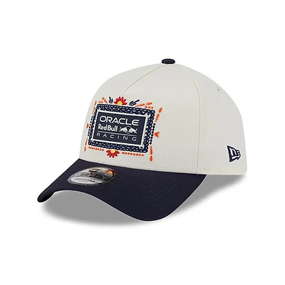 Men's New Era  Cream Red Bull Racing Team 9FORTY A-Frame Adjustable Hat