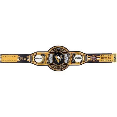 Kris Letang Pittsburgh Penguins Autographed WWE Legacy Title Belt with "3X SC Champ" Inscription - Limited Edition #5/5