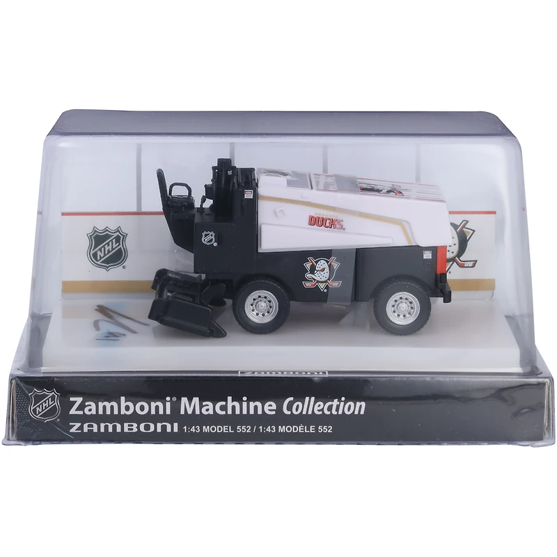Leo Carlsson Anaheim Ducks Autographed 1:43 Scale Die-Cast Zamboni