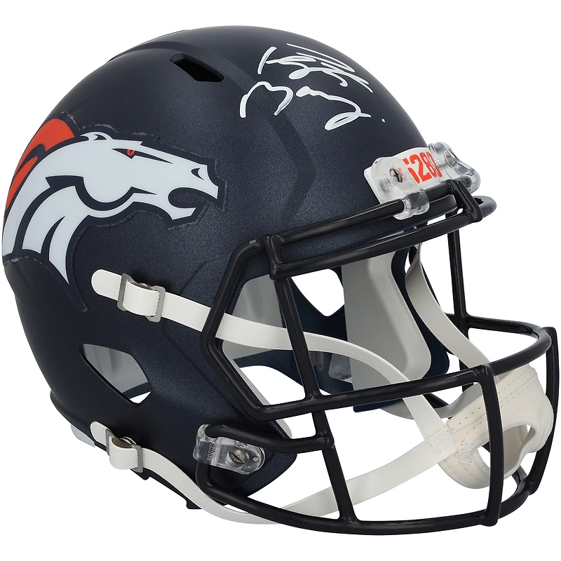 Peyton Manning Denver Broncos Autographed Riddell 2024 Speed Replica Helmet