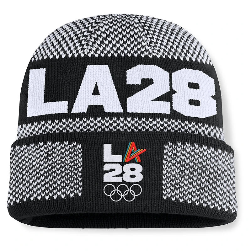 Men's Fanatics Black LA28 Summer Olympics Shelter Cuffed Knit Hat