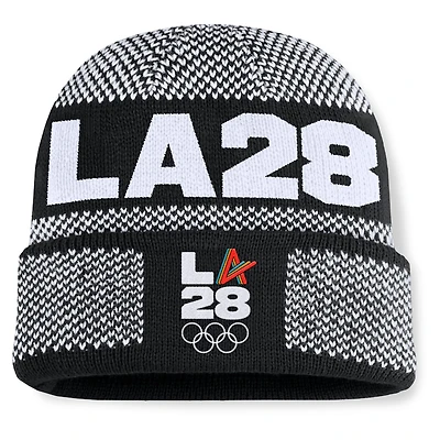 Men's Fanatics Black LA28 Summer Olympics Shelter Cuffed Knit Hat