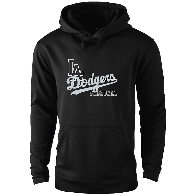 Men's Dunbrooke Black Los Angeles Dodgers Champion Pullover Hoodie