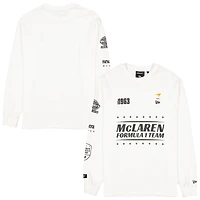 Men's New Era McLaren F1 Team Acid Washed Oversized Long-Sleeve T-Shirt
