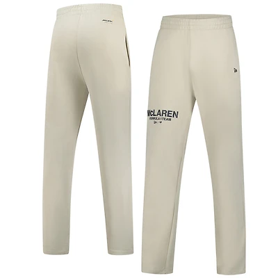 Men's New Era Tan McLaren F1 Team Lifestyle Washed Straight Leg Jogger Pants