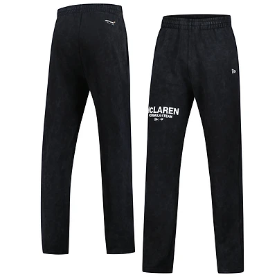 Men's New Era Black McLaren F1 Team Lifestyle Washed Straight Leg Jogger Pants
