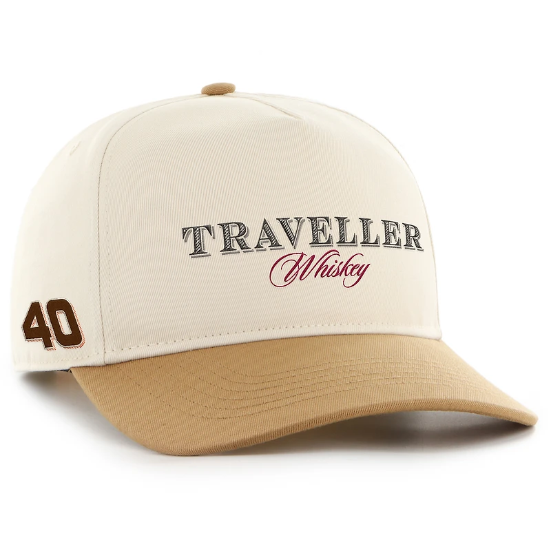 Men's '47 Cream/Tan Justin Allgaier Traveller Whiskey Triple Hit Hitch Adjustable Hat