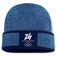 Men's Fanatics Navy/Light Blue Milano Cortina 2026 Shelter Cuffed Knit Hat