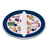 Boston Red Sox Heavyweight Melamine Two-Section Serving Dish
