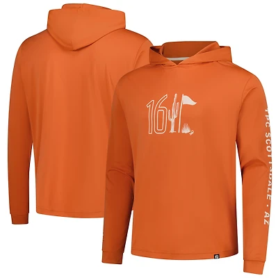 Men's FootJoy  Orange 2025 WM Phoenix Open 16 Pullover Hoodie