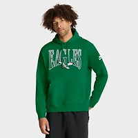 Men's Nike Green Philadelphia Eagles Full Blitz Club Fleece Pullover Hoodie