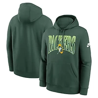 Men's Nike Green Bay Packers Full Blitz Club Fleece Pullover Hoodie