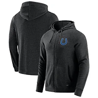 Men's J. Palmer Dark Heather Gray Indianapolis Colts Players Lounge Tri-Blend Full-Zip Hoodie