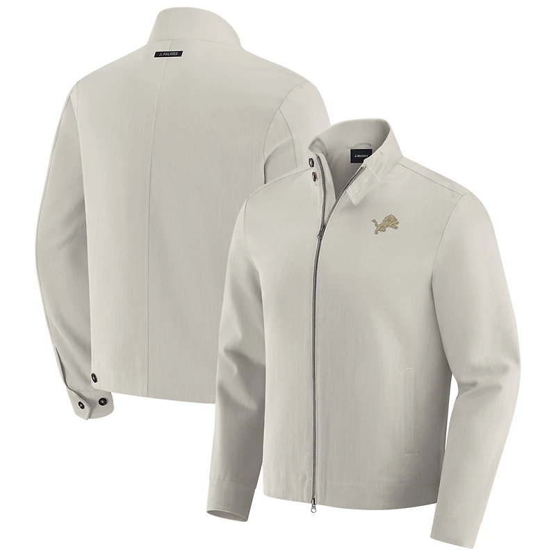 Men's J. Palmer Gray Detroit Lions Air Raid Full-Zip Jacket