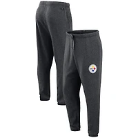 Men's J. Palmer Dark Heather Gray Pittsburgh Steelers Players Lounge Tri-Blend Joggers