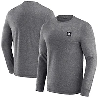 Men's J. Palmer Heather Black Minnesota Vikings Four Down Long Sleeve T-Shirt