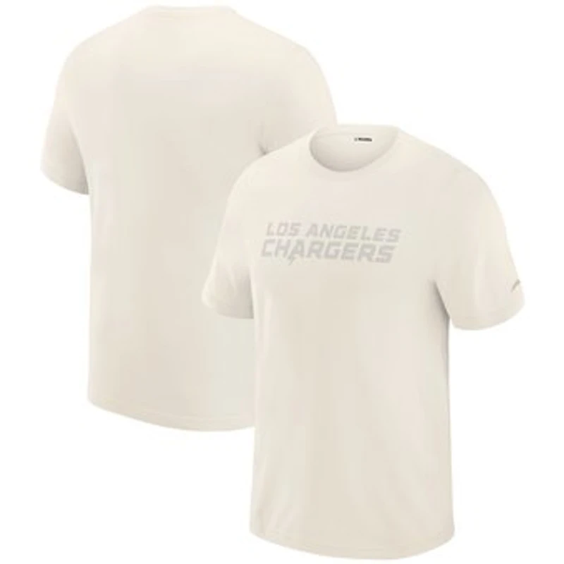 Men's J. Palmer  Cream Los Angeles Chargers Play Action Tri-Blend Performance T-Shirt