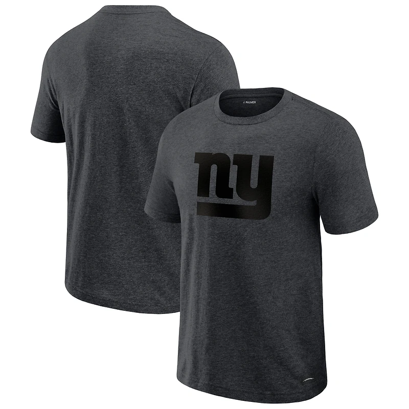 Men's J. Palmer Graphite New York Giants Players Lounge Tri-Blend T-Shirt