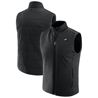 Men's J. Palmer  Black Philadelphia Eagles Front Office Full-Zip Vest