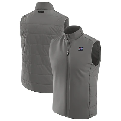 Men's J. Palmer  Graphite Buffalo Bills Front Office Full-Zip Vest