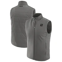 Men's J. Palmer  Graphite Baltimore Ravens Front Office Full-Zip Vest